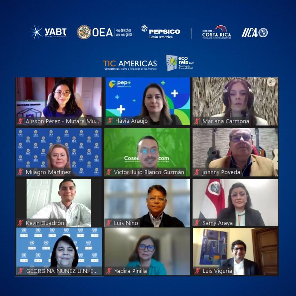 Evento de las Finales de la presente edición del Programa Competencias Talento e Innovación de las Américas (TIC  Americas), organizado por el Young Americas Business Trust de la OEA(4 de agosto de 2023)